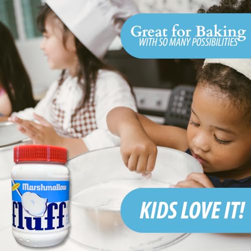Marshmallow Fluff | Traditional Marshmallow Spread and Cr譥 | Gluten Free, No Fat or Cholesterol (Regular - Classic, 7.5 Ounce (Pack of 1))
