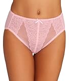 Wacoal Women's Retro Chic Hi-Cut Brief Pant, Almond Blossom, Large