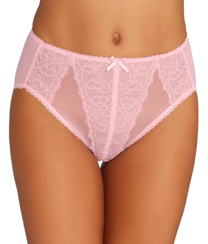 Wacoal Women's Retro Chic Hi Cut Brief Panty, Almond Blossom, Large