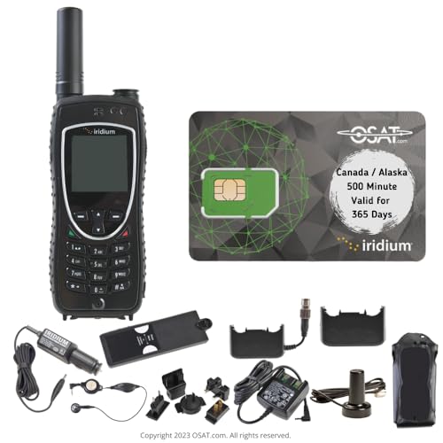 OSAT Iridium 9575 Extreme Satellittelefon med 500 Minuter & SIM-kort