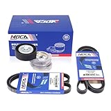 MPLUS 2X Serpentine Belt & Tensioner Assembly fits 2003-2010 for Chrysler PT Cruiser 2.4L, 2003-2005 for Dodge Neon 2.4L