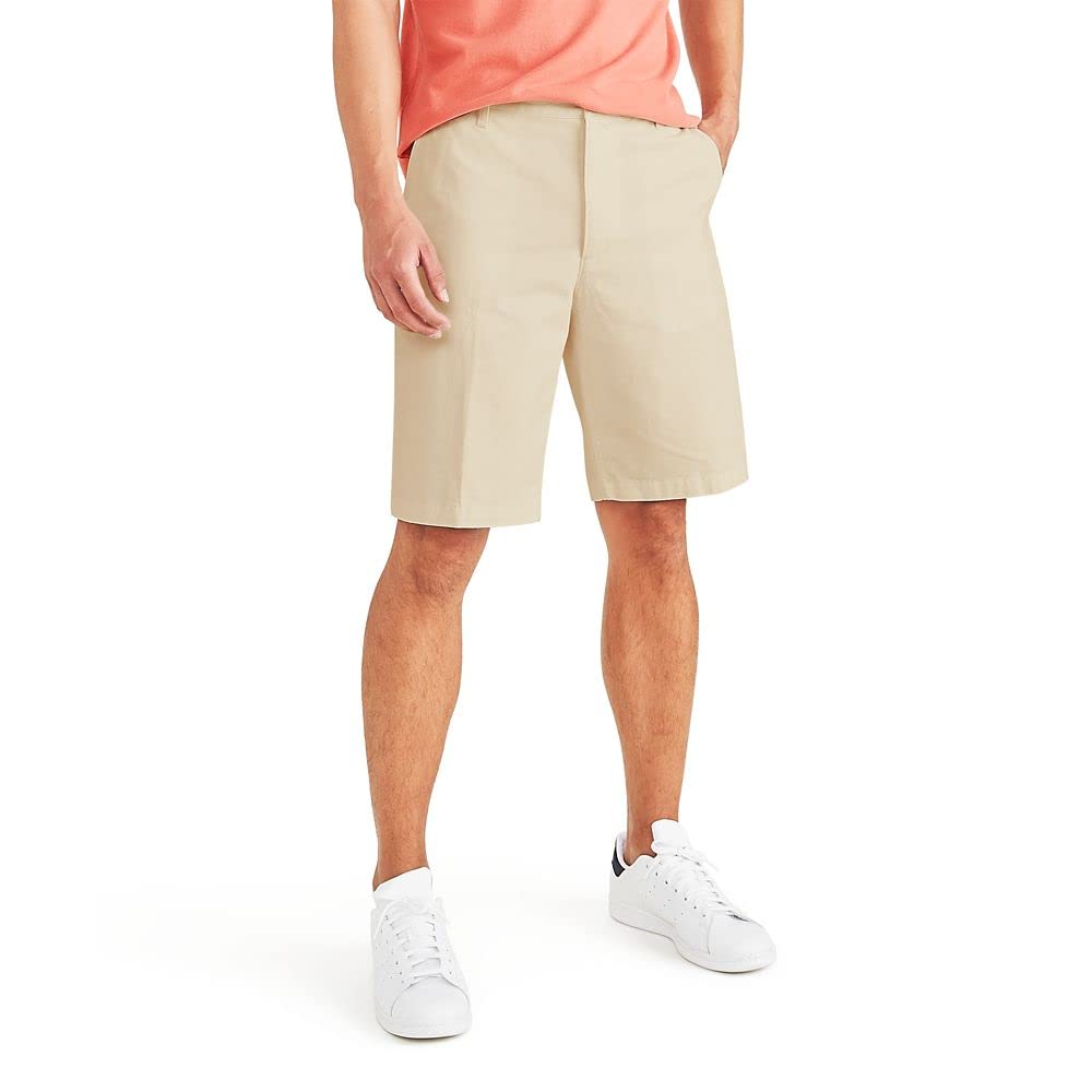 Dockers Men's Perfect Short Classic Fit 10.5" Standard 44 Timberwolf