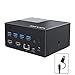 Produktbild WAVLINK USB A/USB C Dual Display Dockingstation für Windows und Mac, USB 3.0 Universal Dock mit 65W Stromversorgung, 2 HDMI Ports, 4-Fach USB Hub, Gigabit LAN, Audio