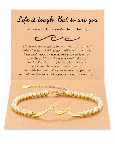 Tarsus Inspirational Gifts for Women, Inspirational Bracelets Trendy Thinking of You Gifts Get Well Encouragement Feel Better Cheer Up Sympathy Motivational Unique Stocking Stuffers for Women