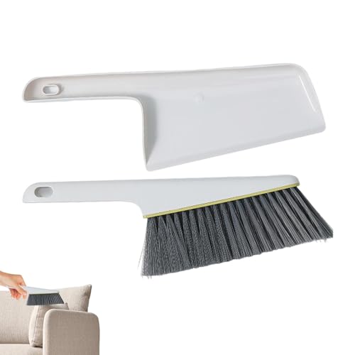 Reinigungs-Kehrschaufel und Bürsten-Set, Raumeckenreinigungswerkzeuge, multifunktionale Haushaltsbettkehrbürste für Sofa, Kleidung, Bett, Steppdecke