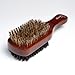 Diane Premium 100% Boar Bristle 2-Sided Club Brush for Men, Medium Firm Bristles for Thick, Curly or Coarse Hair, Mens Brush for Detangling, Smoothing, Wave Styles, Soft on Scalp, Restores Shine