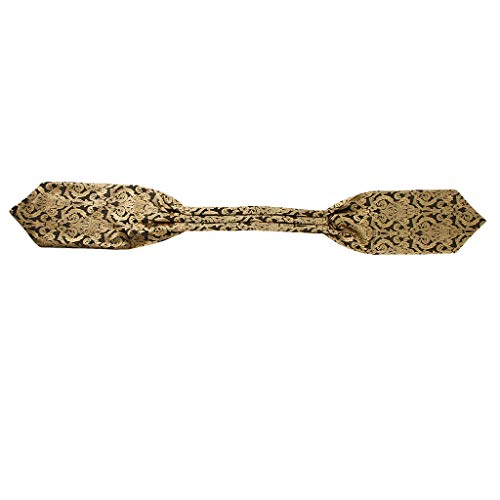 Gravata Masculina Floral Ascot Gravata Tecida em Jacquard Moda Formal