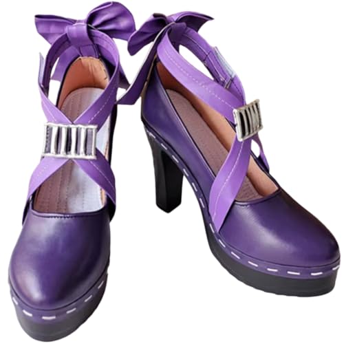 [YXIDLMCOS] rrAEoV[ [X][[ Vivian Banshee Zenless Zone Zero RXvC  u[c VW Cosplay Shoes Boots W4875 (23CM)