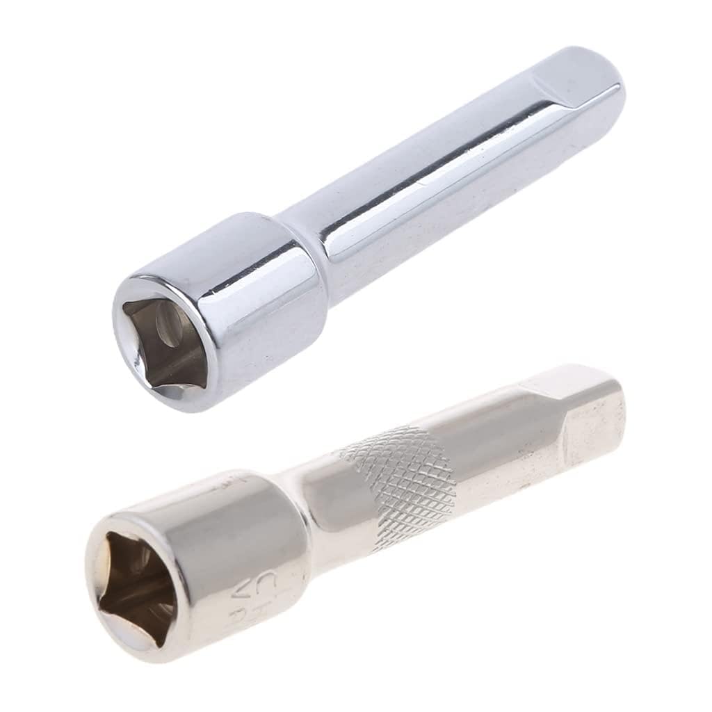 Nueayms 3 In. 3/8" Long Short Drive Extension Set Adapter Socket Ratchet Wrench Extender C Tool For Woodworking