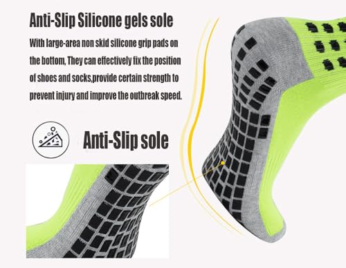 Soccer Socks Knee High with Grip Socks Non Slip as Long Sports Socks for Running Football Baskeball Hockey4