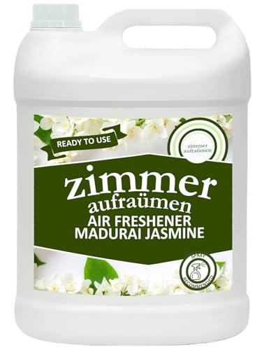 Image of Room Freshener 5L | Madurai Jasmine | For Spray | Long Lasting Fragrance for Hotels, Offices, Restaurants & Home | Alcohol-Free | No Gas Spray