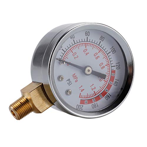 VILLCASE Medidor de PressÃ£o Com Medidor de PressÃ£o de Ã“leo de Ãgua Com Medidor de PressÃ£o Com Co