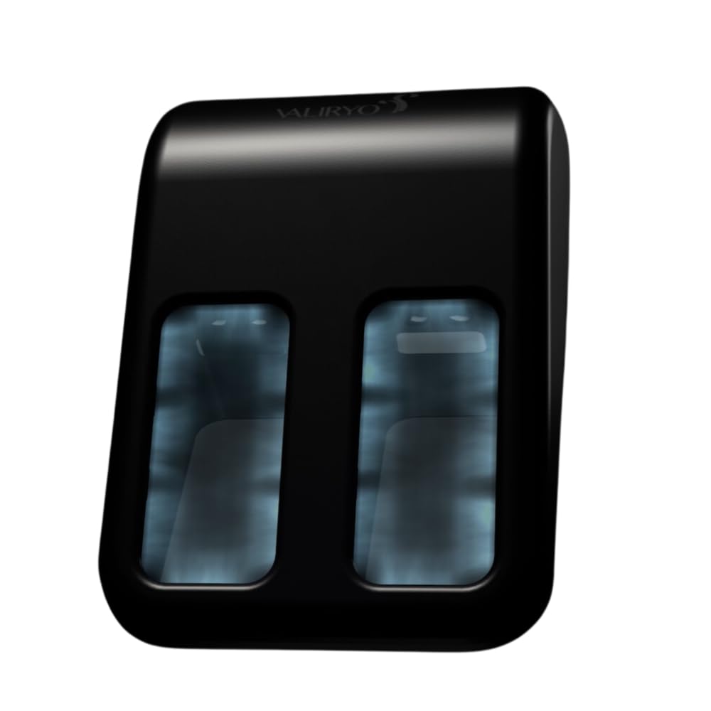 Secamanos - Secado 360º de Cada Mano - Sensor Automático, Luz UV para Higiene Superior - Secado rápido y eficiente con un diseño más ergonómico y cómodo para el Usuario (Negro Mate)