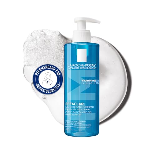 Miniatura 2 de La Roche Posay - Gel Limpiador, Para Pieles Grasas Con Tendencia Acneica, Purificante, Anti-Impurezas, Limpia Suavemente Y Calma, Fórmula Sin Jabón, Effaclar M, 400 Ml
