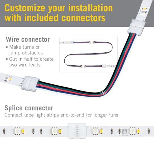 Tira LED multicolor y blanca Armacost Lighting 5m miniatura 6
