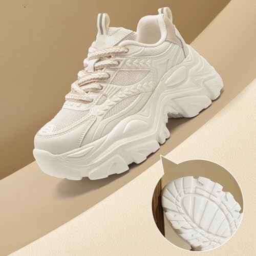 Chunky Sneakers for Women & Girls – Thick Sole Walking Shoes with Breathable Mesh Summer Casual Dad Style3