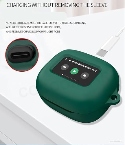 Image of Silicone Case Cover for Live Beam 3 | Live Flex 3 | Live Buds 3 (Lanyard,Green)
