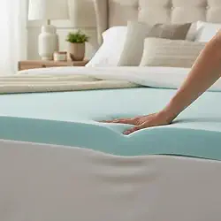 Pillow Top Viscoelástico Nasa Gel Infusion 5cm de espessura (Queen 1,58X 1,98 X 0,05 m)