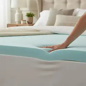 Pillow Top Viscoelástico Nasa Gel Infusion 5cm de espessura (Casal 1,38 X 1,88 X 0,05 m)
