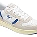 Lacoste Men's T-Clip Set Sneaker, White & Blue, 8