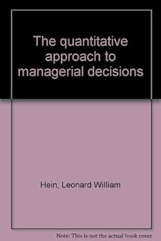 Hardcover The Quantitive Approach to Managerial Decisions Book