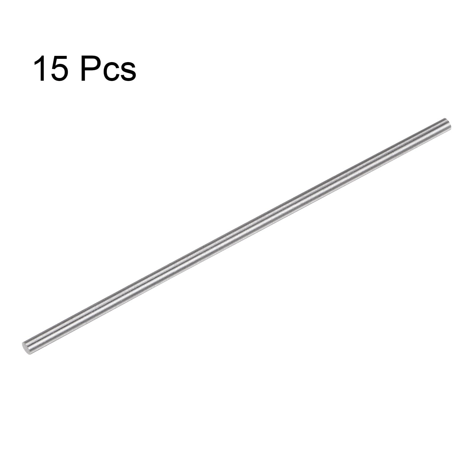 Produktbild von 15 HSS-Rundstäbe Ø 2,8 Mm X 100 Mm – Hochgeschwindigkeitsstahl Für Drehen, Fräsen Und Bohren, Polierte Oberfläche