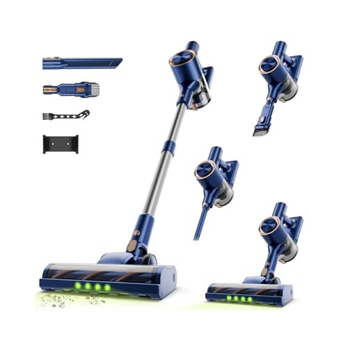 Shieal H21 Cordless Stick Vacuum 45KPa 8-in-1 Pet Hair