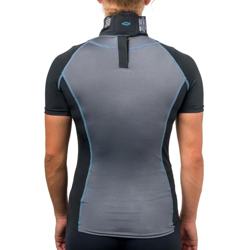 Youth Girls Compression Short-Sleeve Shirt with Integrated Neckguard | Ice Hockey | Youth Girls3