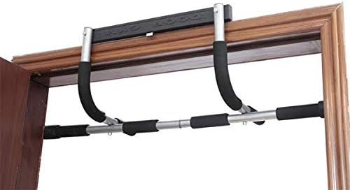 Miniatura 8 de Barra de dominadas para puerta de fitness, equipo de gimnasio portátil para interiores, multiagarre fuerte para puerta  Barra de dominadas para