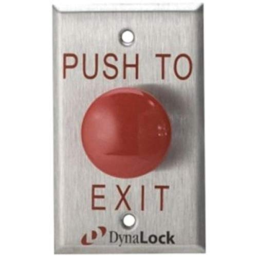 DynaLock 6000 Series Plastic Single Gang Time Delay Mushroom NFPA 101 Pushbutton, Legend 