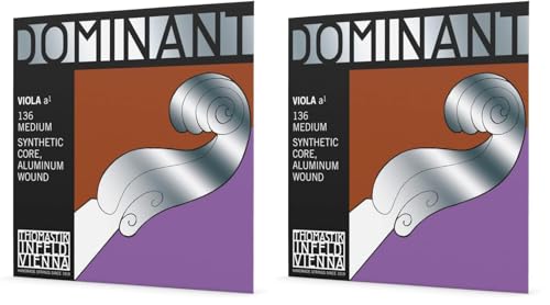 Cordes Thomastik Alto Dominant nylon moyen pour cordier et cheville d'alto