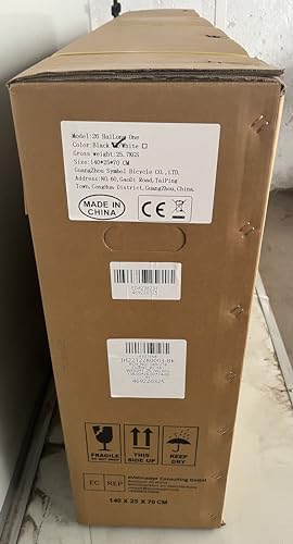 Fafrees 26" Electric Bike, Electric Bikes for Adults WITH 468Wh Removable Battery, Pedal Assist Ebikes for Men Women, 250W Electric Bicycle for City, 25KM/H 21 Speed MTB, HAILONG White - Image 14