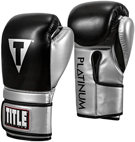 Title Platinum Prolific Training Gloves - Boxing Gloves, Boxing Training Gloves, MMA Gloves, Oz Training Gloves, Kickboxing Gloves, Punching Bag Gloves, Sparring Gloves