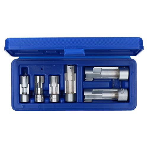 Abs Diesel Injection Injector Pipes Difficult Access Sockets 10Mm - 19Mm 6Pc #TOP13
