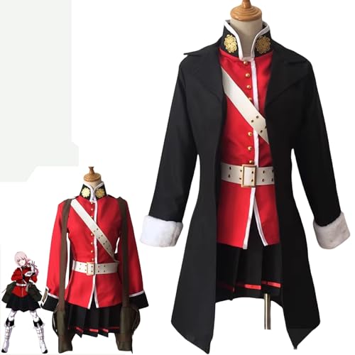 [Acosdary]Fate���� �i�C�`���Q�[�� �R�X�v���ߑ� Berserker Nightingale cosplay�ߑ� �C�x���g �A�j�� �R�X�`���[�� �ϐg �ϑ� ���� ��l (B�F�~���^���[+�o�b�O3��+�R�[�g,����XL)