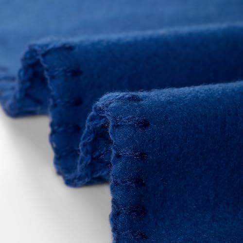 CAI TENG Fleece Throw Blanket Bulk 6 Pack Blankets Soft Lightweight Kids Cozy Polar Fleece Blanket 50 x 60 Solid Pet-Friendly Deco Bed Sofa Couch Fleece Fabric Travel Wedding Gift Outdoor Aqua Blue