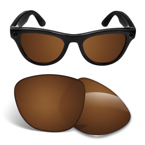 Image of 1.5MM Replacement Lenses Compatible With Ray-Ban Meta Skyler RW4010 52mm Smart Sunglasses