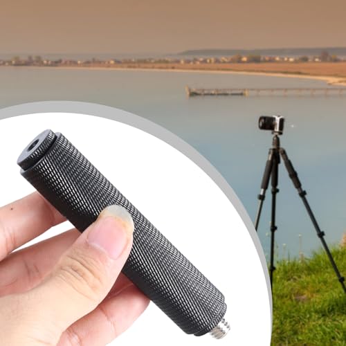 Varilla de extensión de 10 cm de 1/4 a 3/8 trípodes, barra de extensión estabilizadora, accesorio de montaje para cámaras, trípodes y monopiés - imagen 9