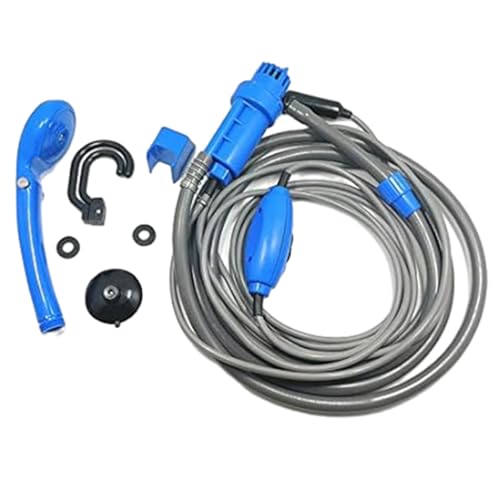 RAGBUSCLE Electric Portable Shower, Camping Shower 12V, Car Sprayer Water Spray, with Shower Head, for Car Garden Outdoor Dog Wash