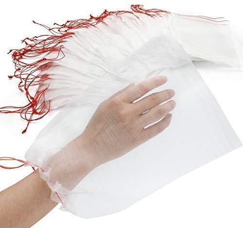 8"x12"Size-10Pcs Set Garden Plant Against Insect Fruit Protect Drawstring Mesh Net Bag, Fruit Protect Bag with Drawstring, Reusable Nylon Mesh Garden Netting Protection Bag for Plant/Fruit/Flower (B082HTRXPZ) Amazon Price History, Amazon Price Tracker