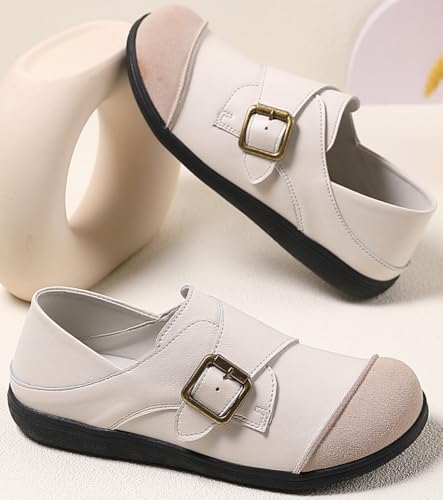 Image of Slip on Loafers for Women Work Walking Comfortable Flats Shoes for Casual Driving Evening Going Out Indoor Office,Standing,Shopping,Ladies Clearance Shoes