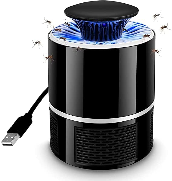 Electronic Led Mosquito Killer Lamps USB Powered UV LED Light Super Trap Mosquito Killer Machine for Home Insect Killer Mosquito Killer Eco-Friendly Electric Mosquito Trap Device