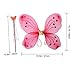 BESTOYARD Disfraz de Hadas Mariposa Alas de Mariposa Varita Mágica Diadema y...