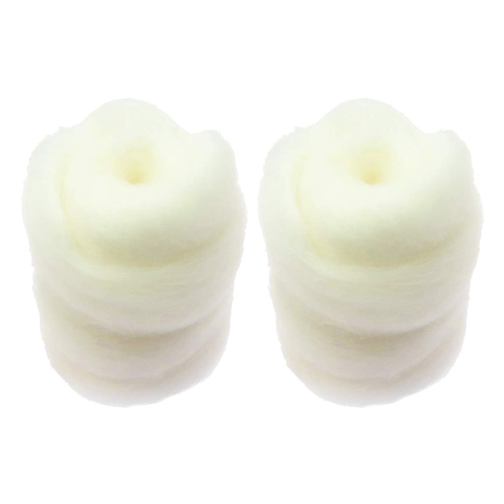 CALANDIS™ 2 Pieces 10g Wool Roving Fiber Hand Crafts for Doll Handmade Bleach | Roving Wool & Fibers | Spinning & Felting | Needlecrafts & Yarn-picture-30