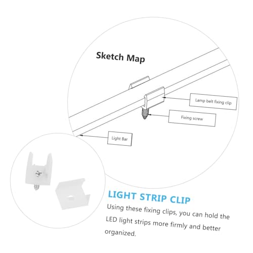 Clips para Tiras de Luz LED que Evitan Desprendimientos 7