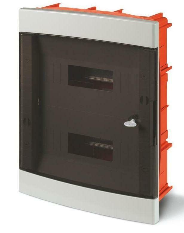 Tableau distribution étanche IP40 Scame Domino coffret 24 modules DIN