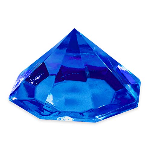 Super Z Outlet Acrylic Table Scatter Accents and Vase Fillers for Events, Weddings, Crafts, and Parties – 36-Piece Set (Royal Blue)