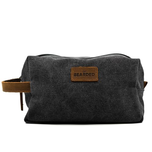 Live Bearded Dopp Kit – Durable Travel Toiletry Bag for Men, Shaving, Hygiene, Beard Care, Travel Essentials and Everyday Carry Mens Toiletries Bag