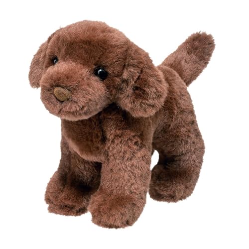 Image of Douglas Sylvia Chocolate Lab Dog Plush Stuffed Animal | 10-inch Long