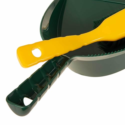 SIDCO Kehrgarnitur Krallenbesen + Kehrschaufel Schaufel und Besen Kehrset Garten Set – Bild 8